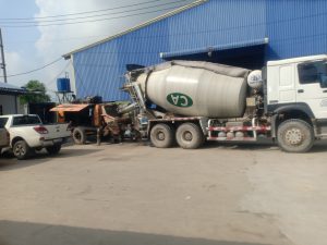 Ép cọc gia cố tường rào Khánh Bình, Tân Uyên, Bình Dương