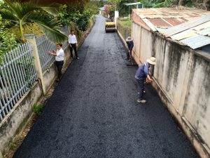 Đổ bê tông đường nội bộ Công ty Khánh Bình, Tân Uyên, Bình Dương